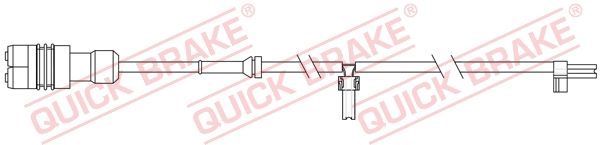 QUICK BRAKE Сигнализатор, износ тормозных колодок WS 0348 A